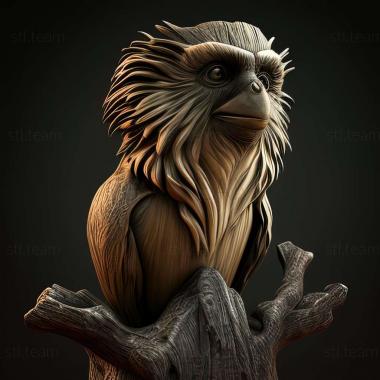 3D model Saguinus weddelli melanoleucus (STL)